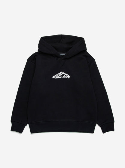 Kids Icon Hoodie in Black