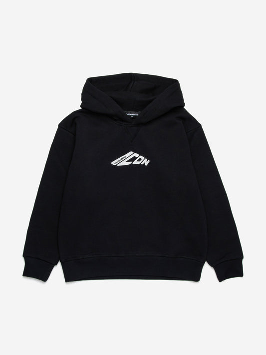 Kids Icon Hoodie in Black