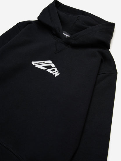 Kids Icon Hoodie in Black