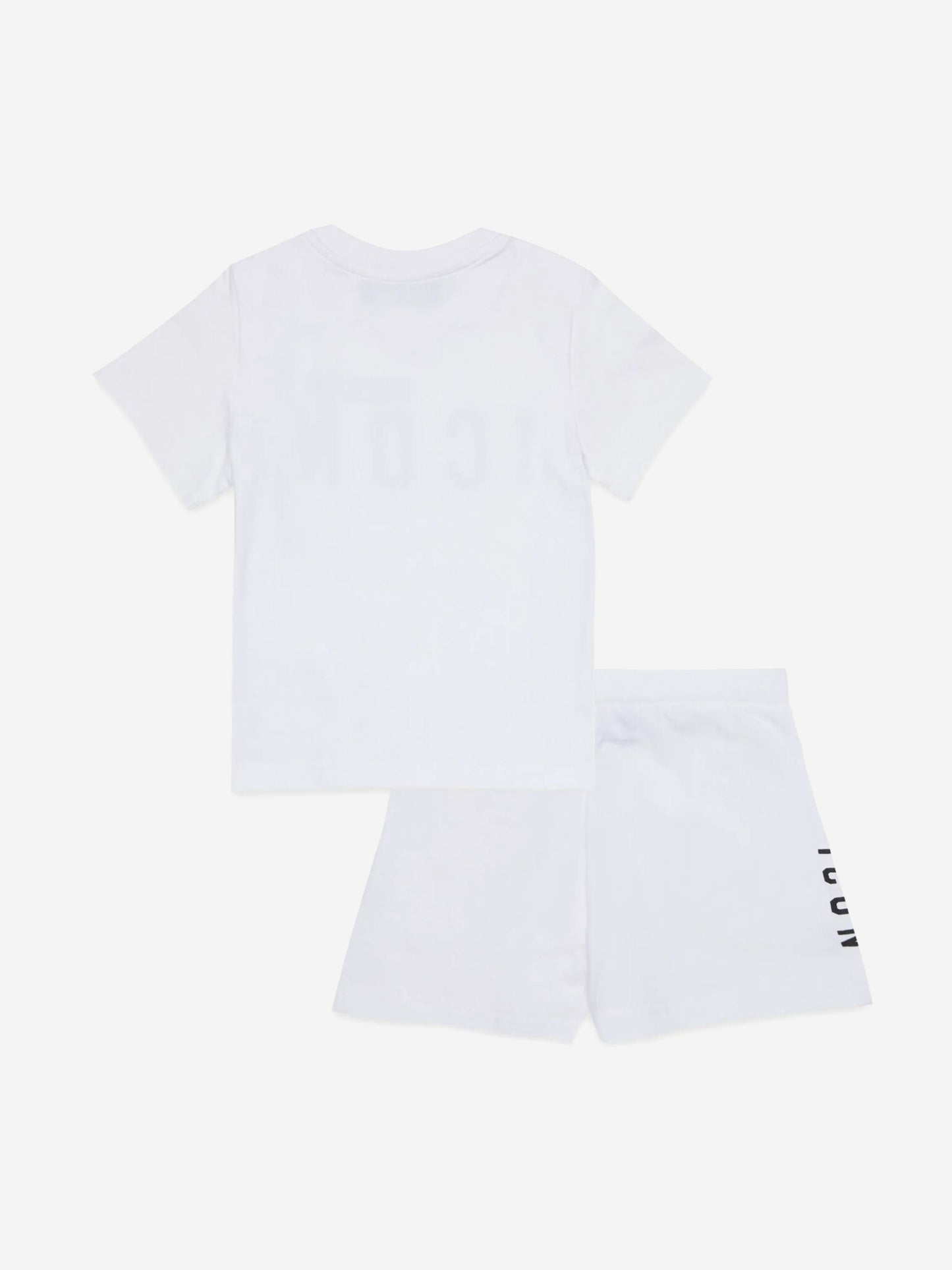 Baby Icon Short Pyjama Set in White