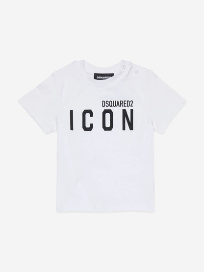 Baby Icon Short Pyjama Set in White