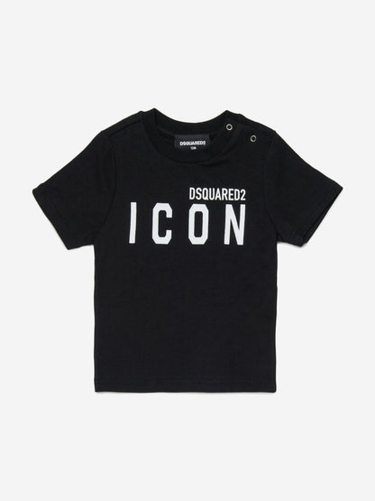 Baby Icon Short Pyjama Set in Black