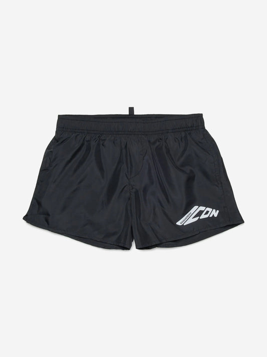Boys Icon Swim Shorts in Black