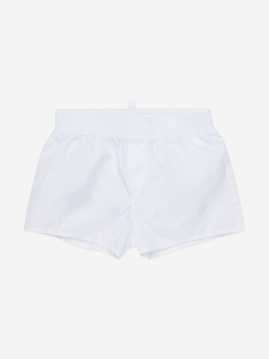 Baby Boys Icon Swim Shorts in White