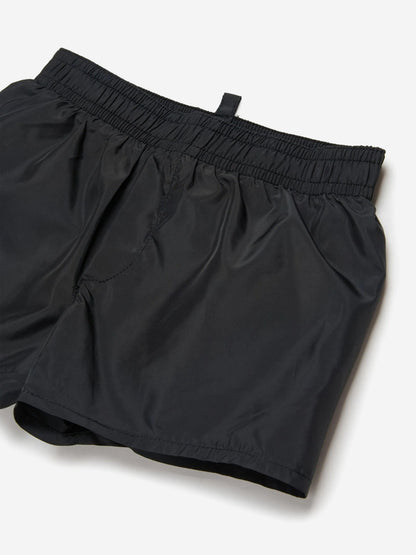 Baby Boys Icon Swim Shorts in Black