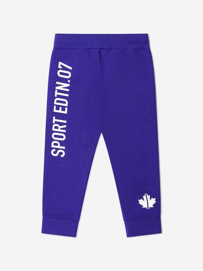 Dsquared2 Kids Sports Edition.07 蓝色慢跑裤