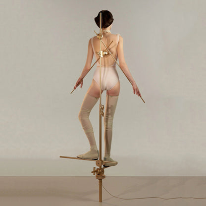 女士浅粉色"RUCHED DOLL"芭蕾舞连体衣(251LE72VD/pearl blush)
