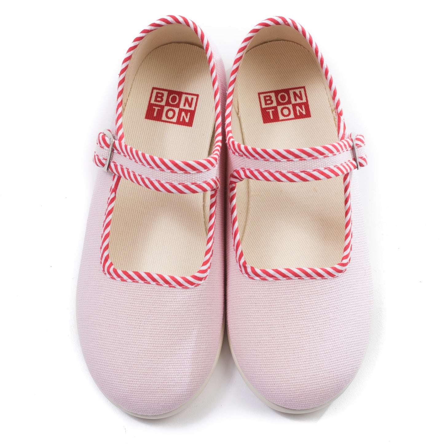 Girls Rose Planined Slippers With Buckle