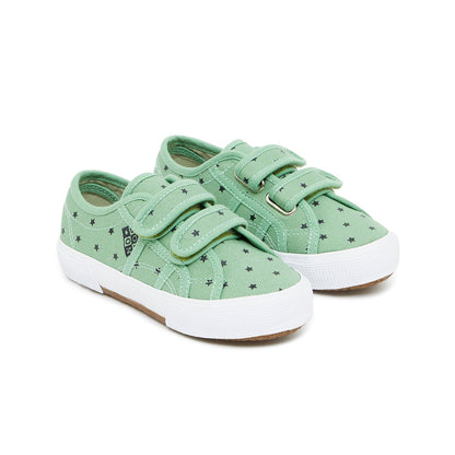 女童绿色鞋
