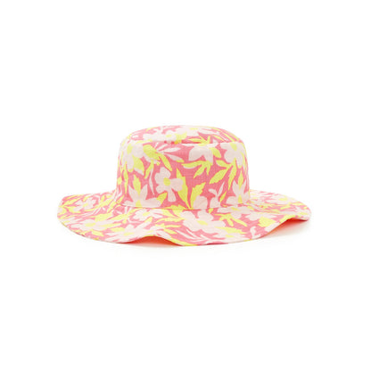 女童粉色花朵太阳帽