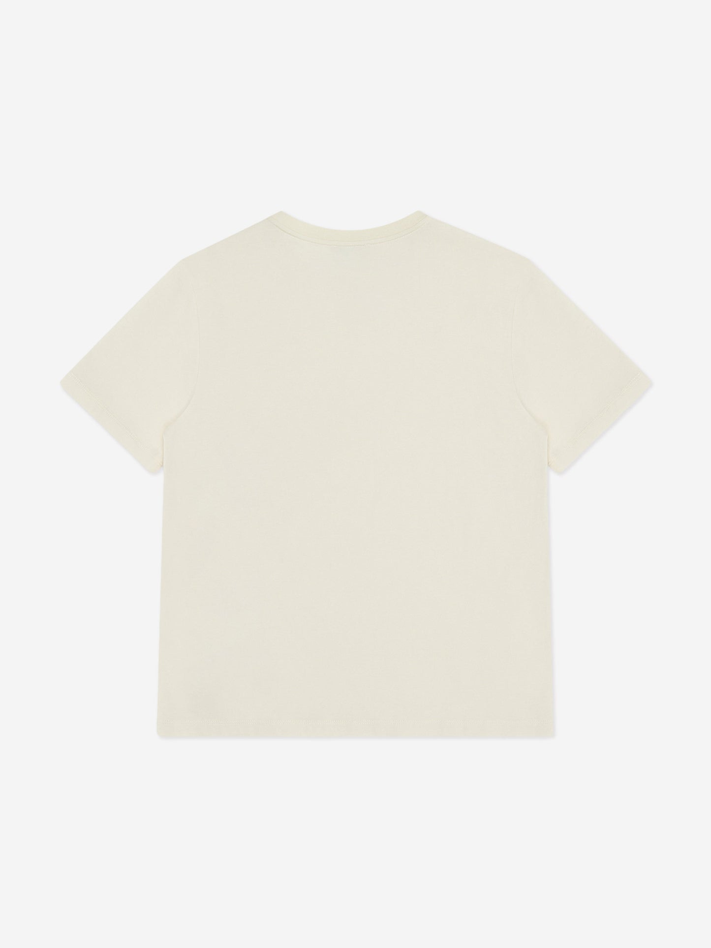 EA7 Emporio Armani 男童徽标 T 恤（米色）