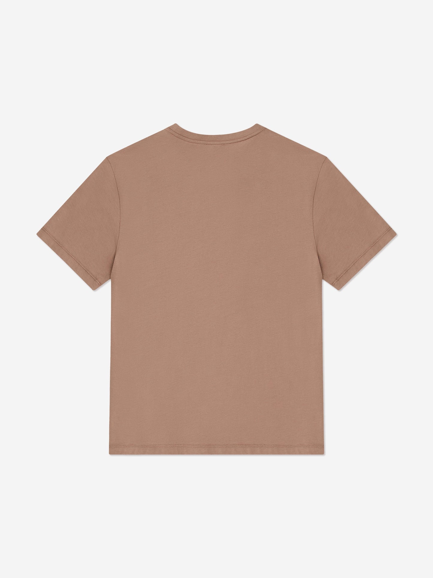 EA7 Emporio Armani 男童棕色徽标 T 恤