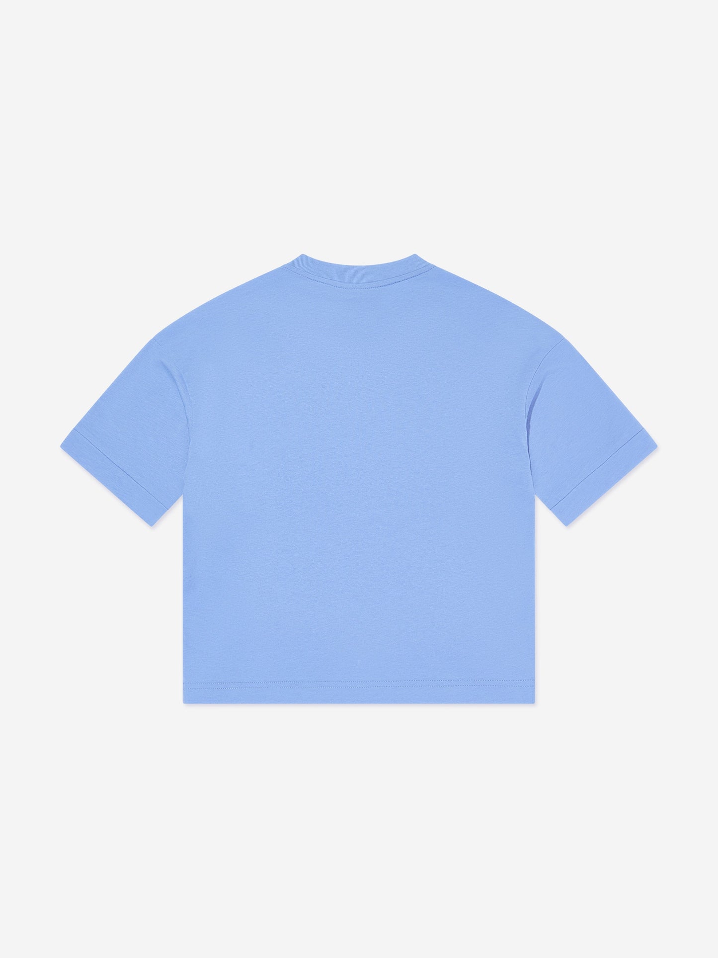 男童蓝色徽标 T 恤