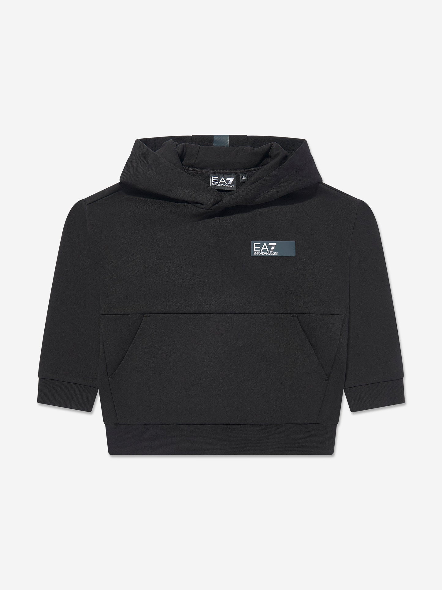 EA7 Emporio Armani 男童黑色徽标运动服