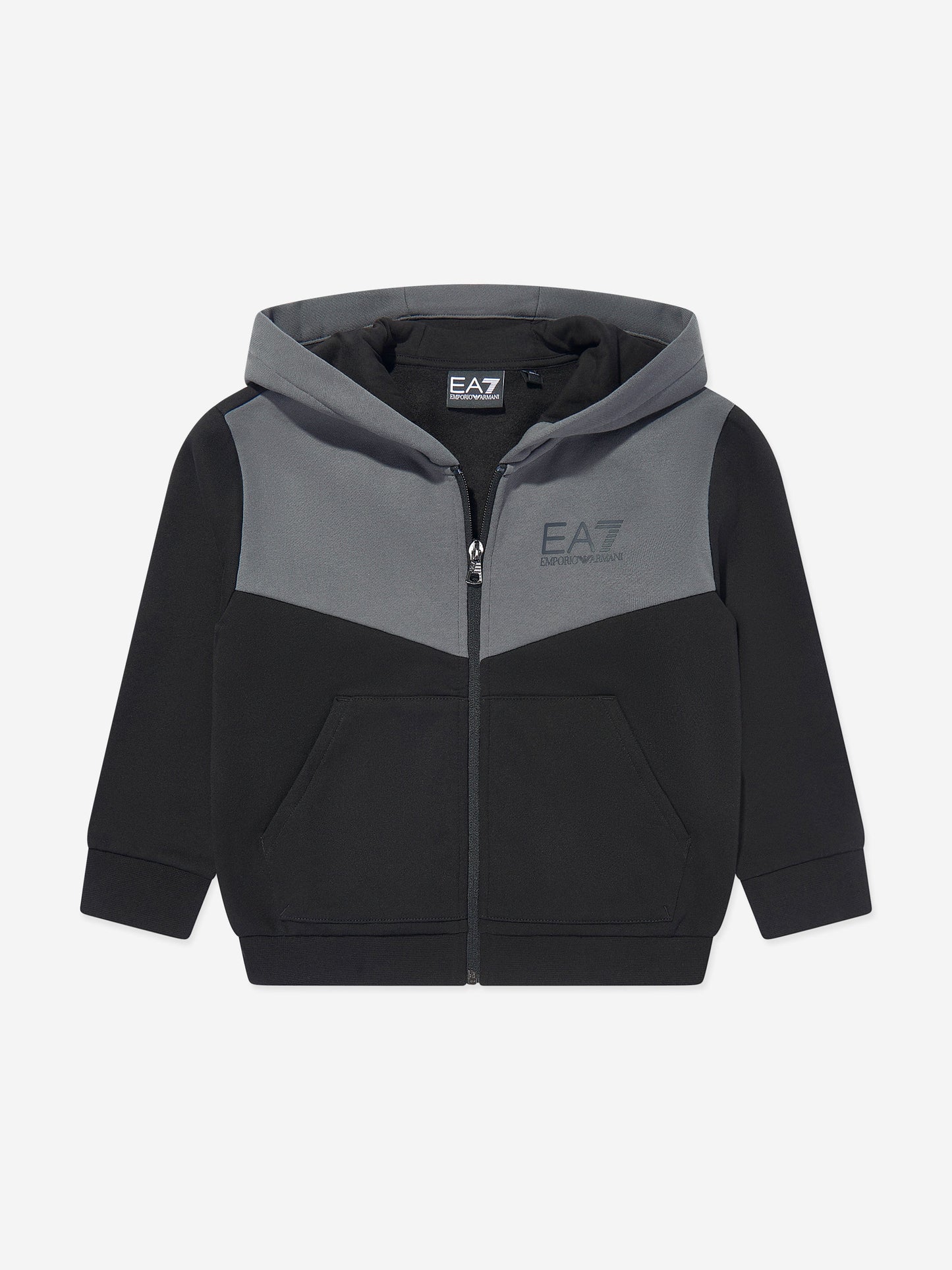 男童黑色拼色运动服