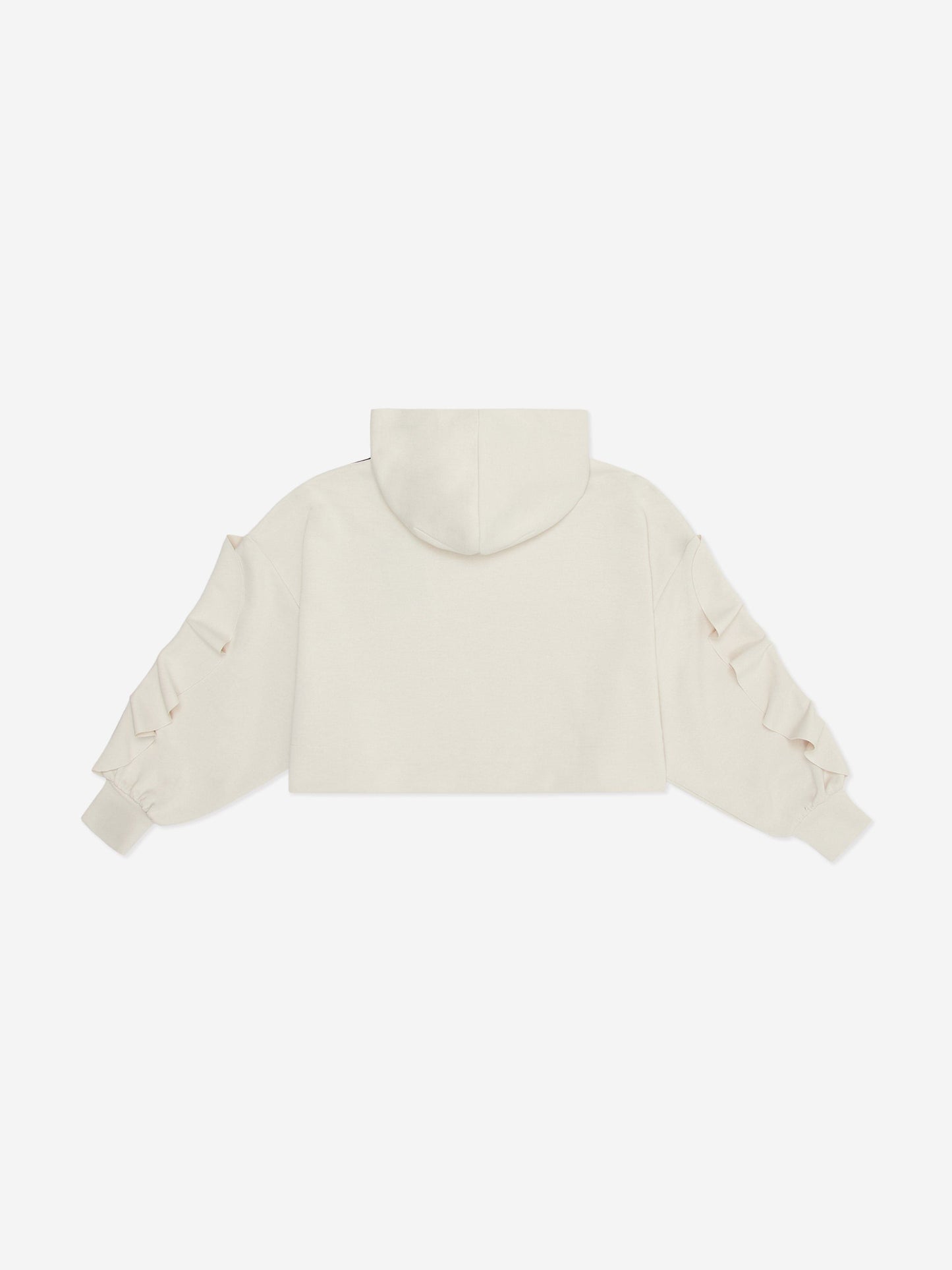 EA7 Emporio Armani 女童宽版短款连帽衫 米色