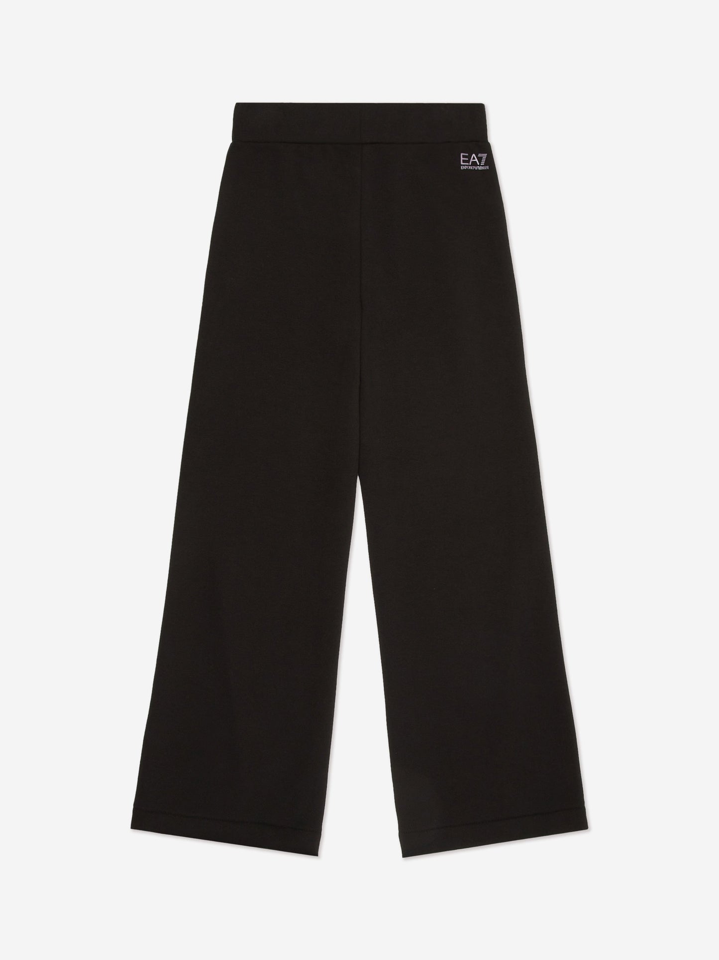 EA7 Emporio Armani 女童徽标慢跑裤（黑色）