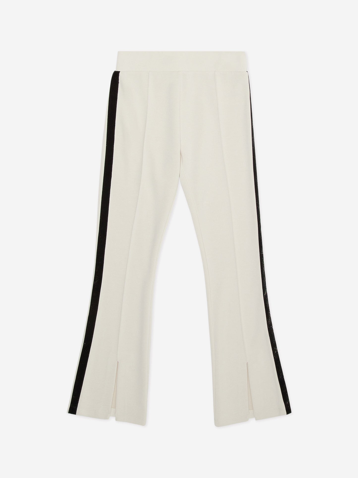 EA7 Emporio Armani 女童徽标慢跑裤（米色）