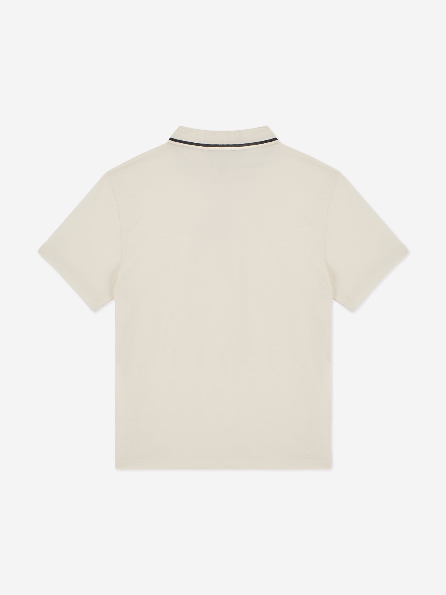 EA7 Emporio Armani 男童徽标 Polo 衫（米色）