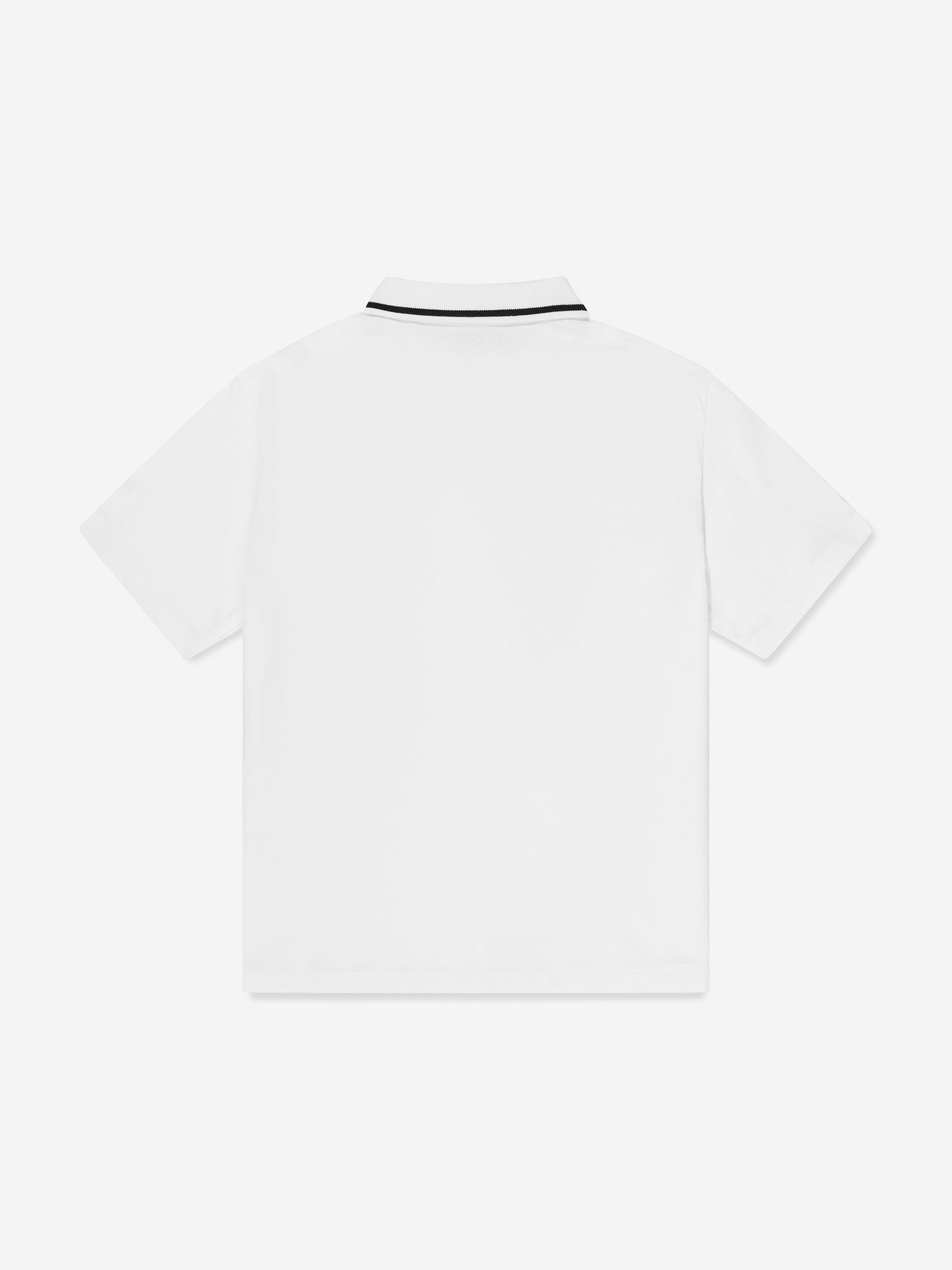 EA7 Emporio Armani 男童白色徽标 Polo 衫