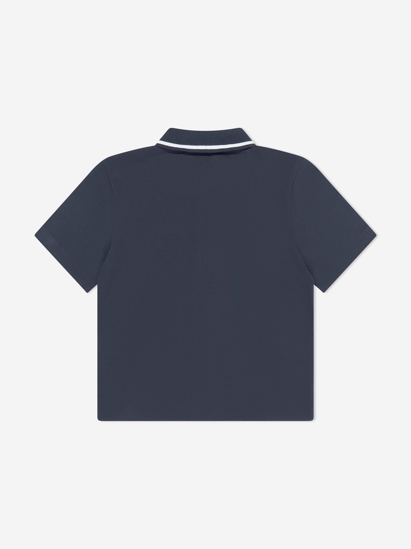 EA7 Emporio Armani 男童徽标 Polo 衫（海军蓝）