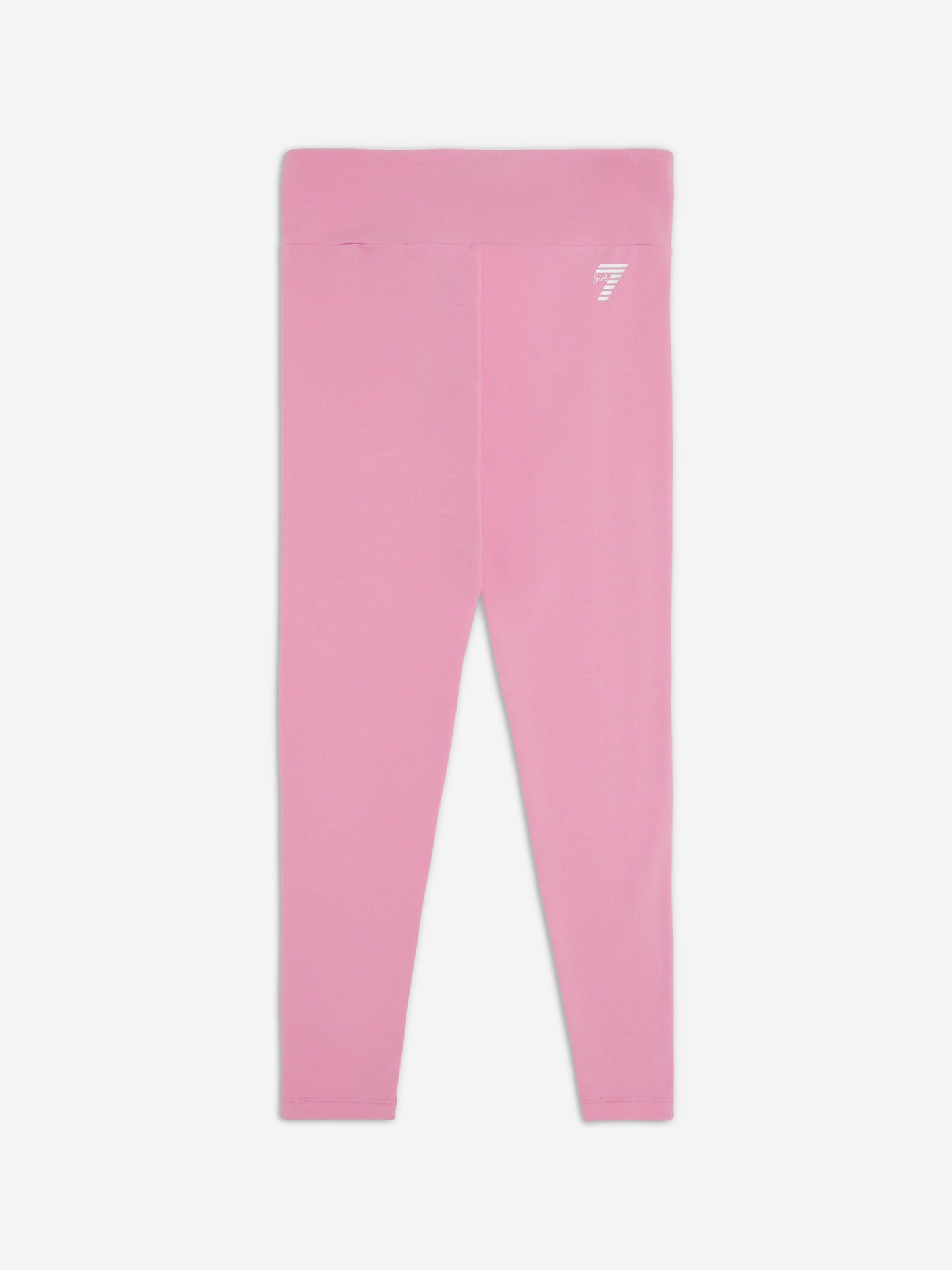 EA7 Emporio Armani 女童徽标紧身裤（粉色）