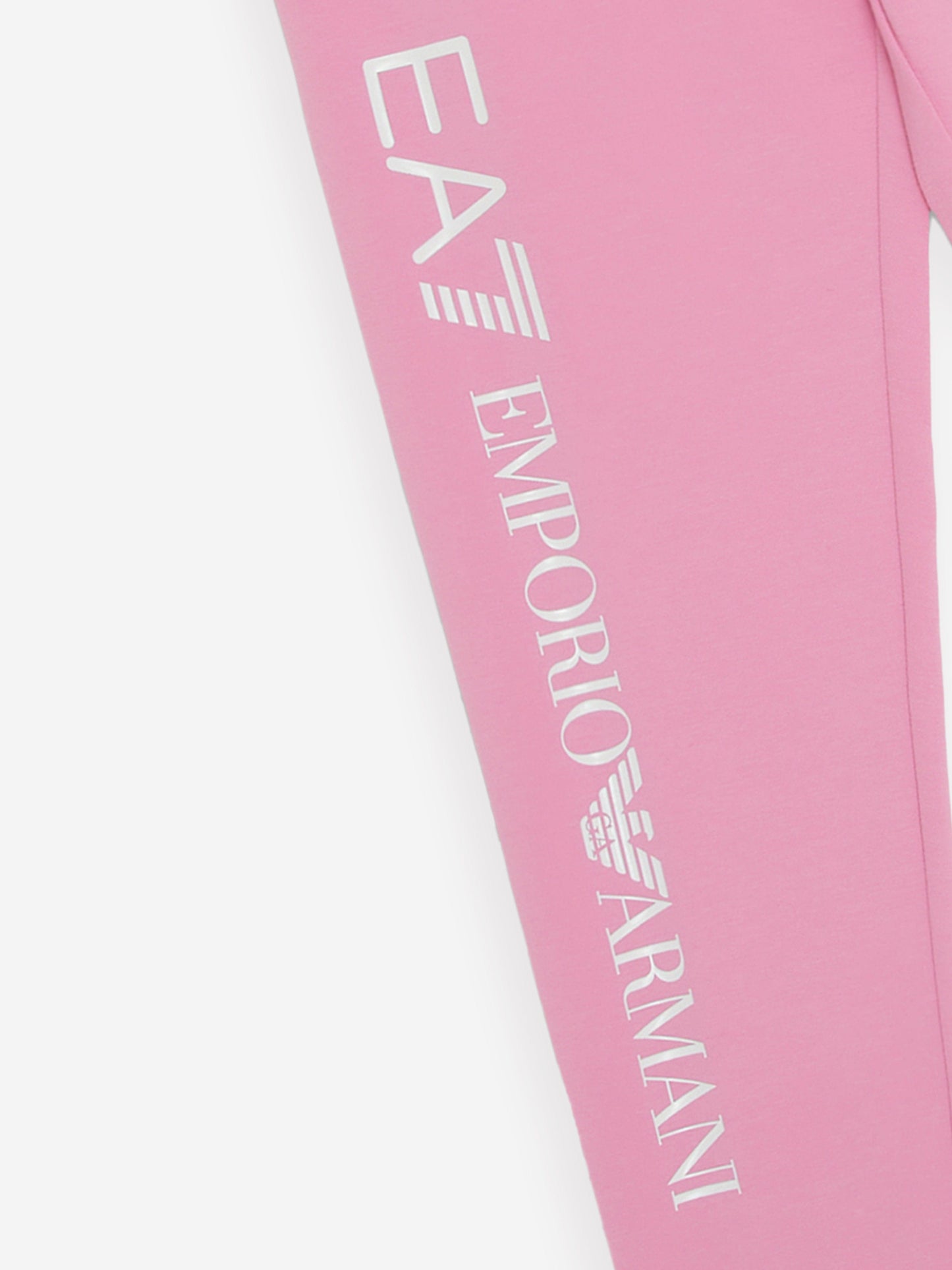 EA7 Emporio Armani 女童徽标紧身裤（粉色）