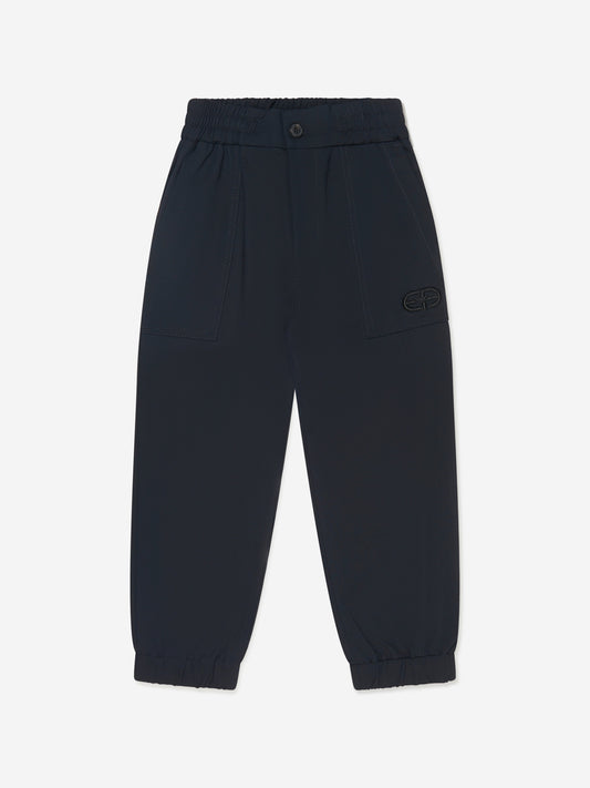 Emporio Armani 男童慢跑裤