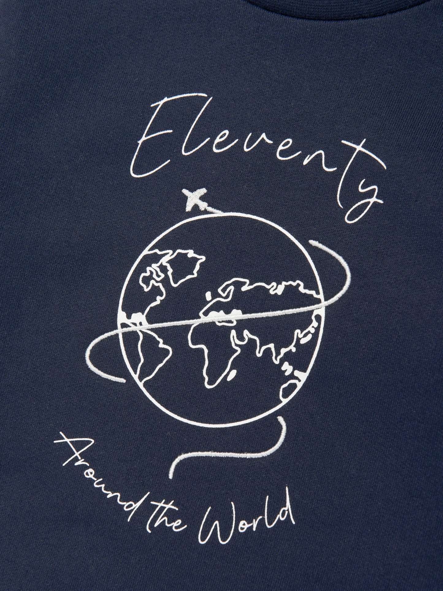 Eleventy Boys Around The World Sweatshirt in Blue