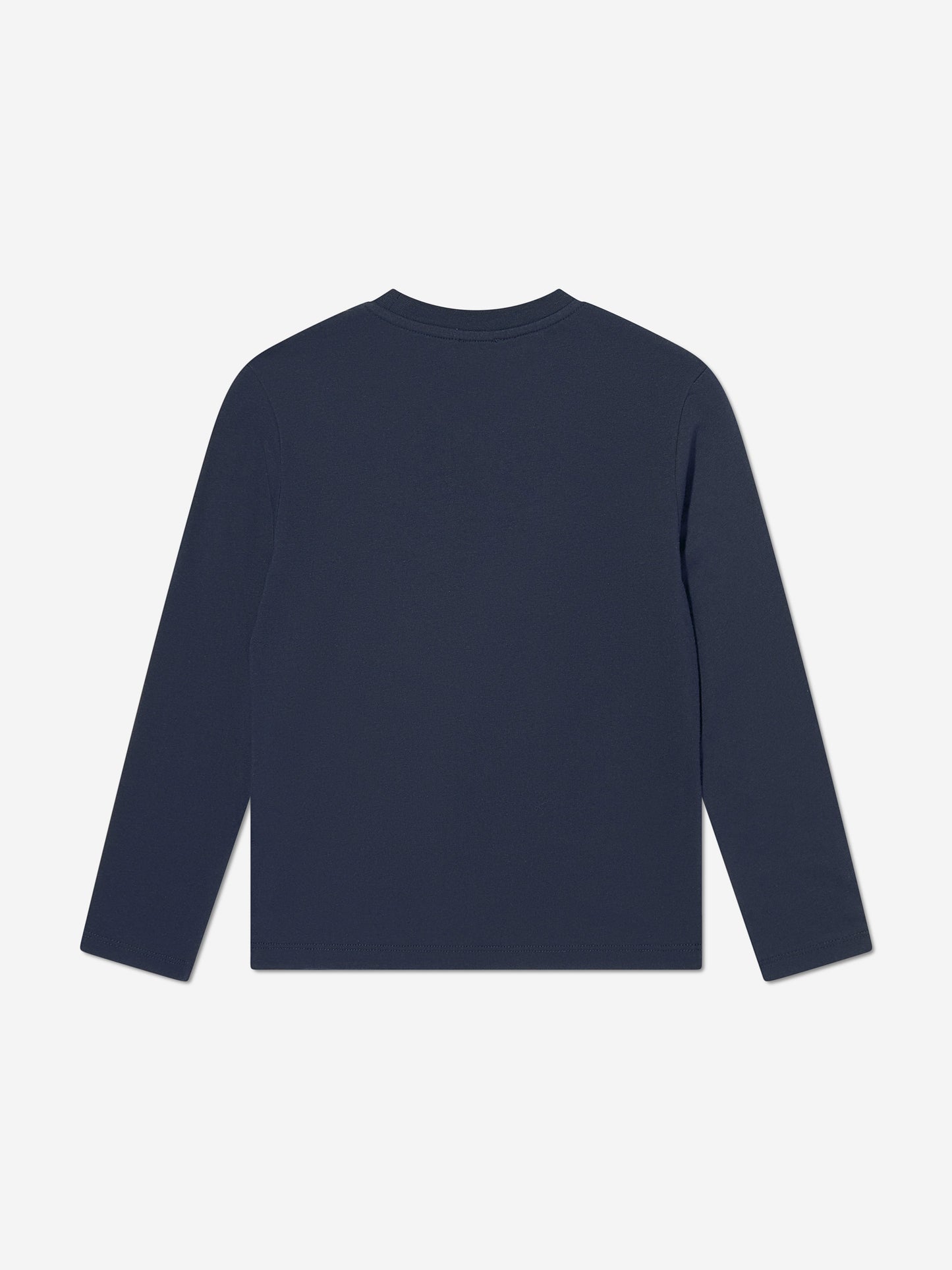 Eleventy Boys Long Sleeve T-Shirt in Navy