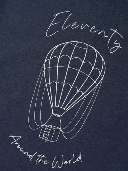 Eleventy Boys Long Sleeve T-Shirt in Navy