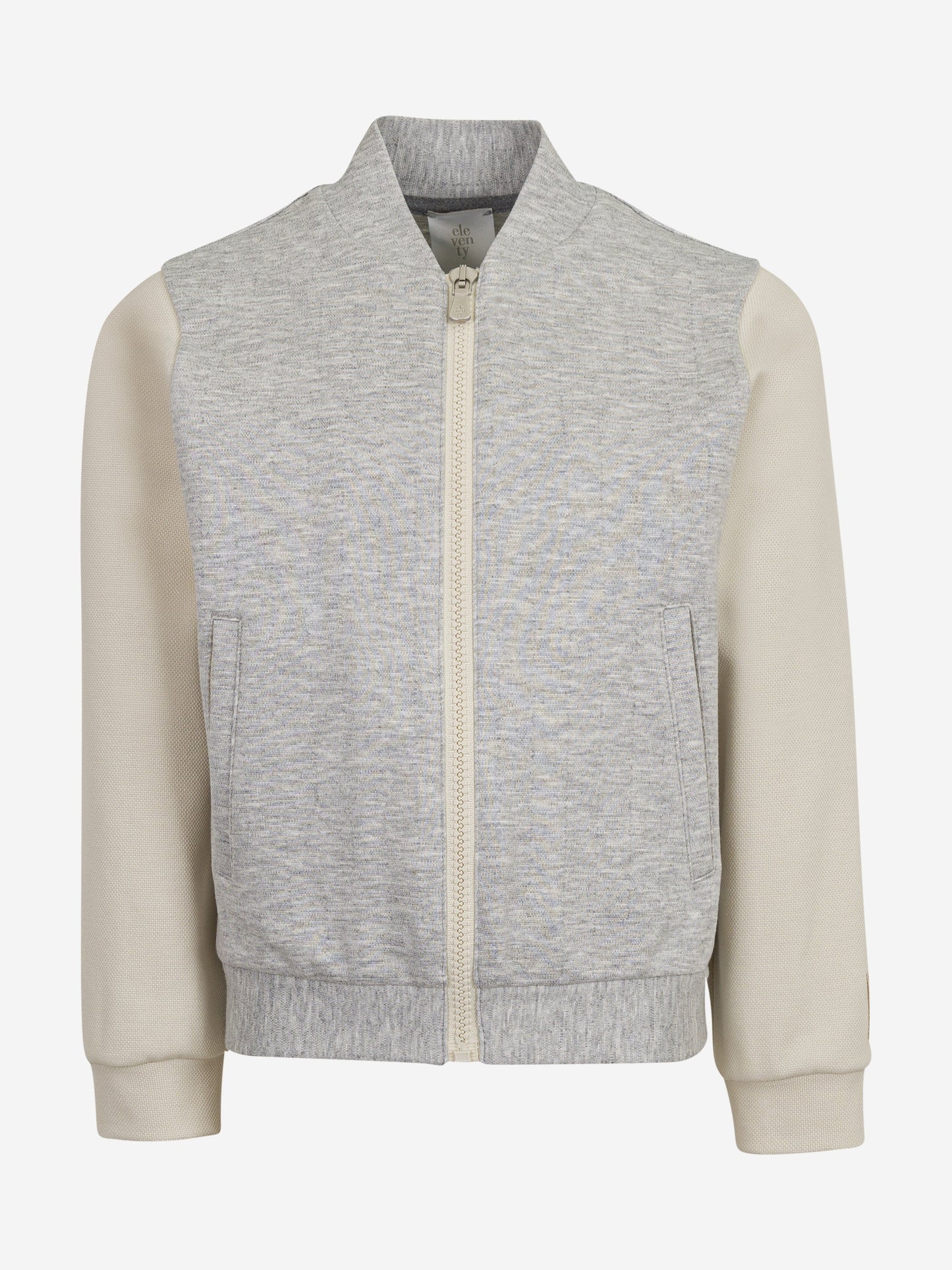 Boys Zip Up Top in Grey