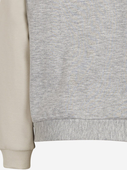 Boys Zip Up Top in Grey