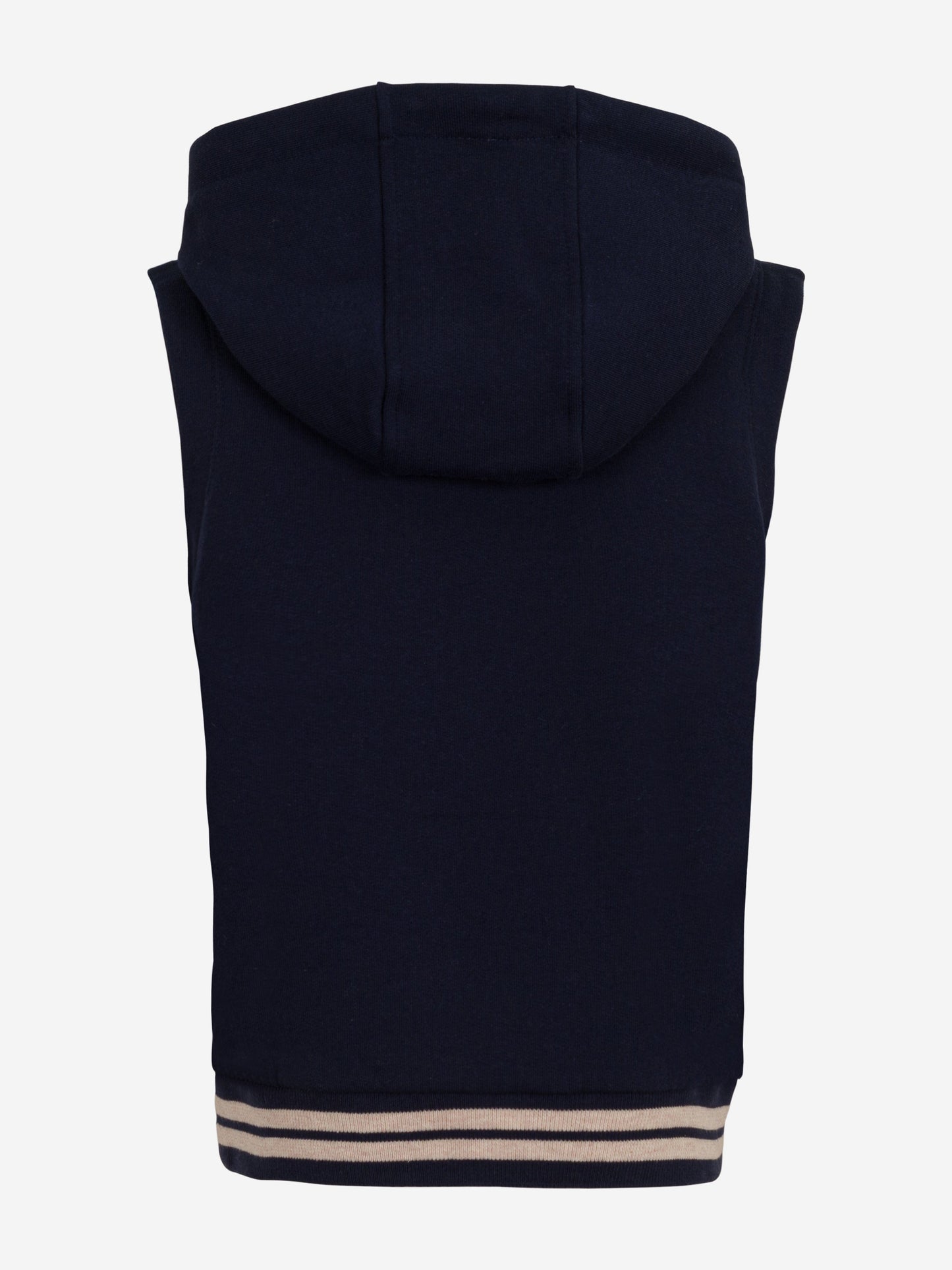 Boys Sleeveless Beach Club Hoodie in Navy