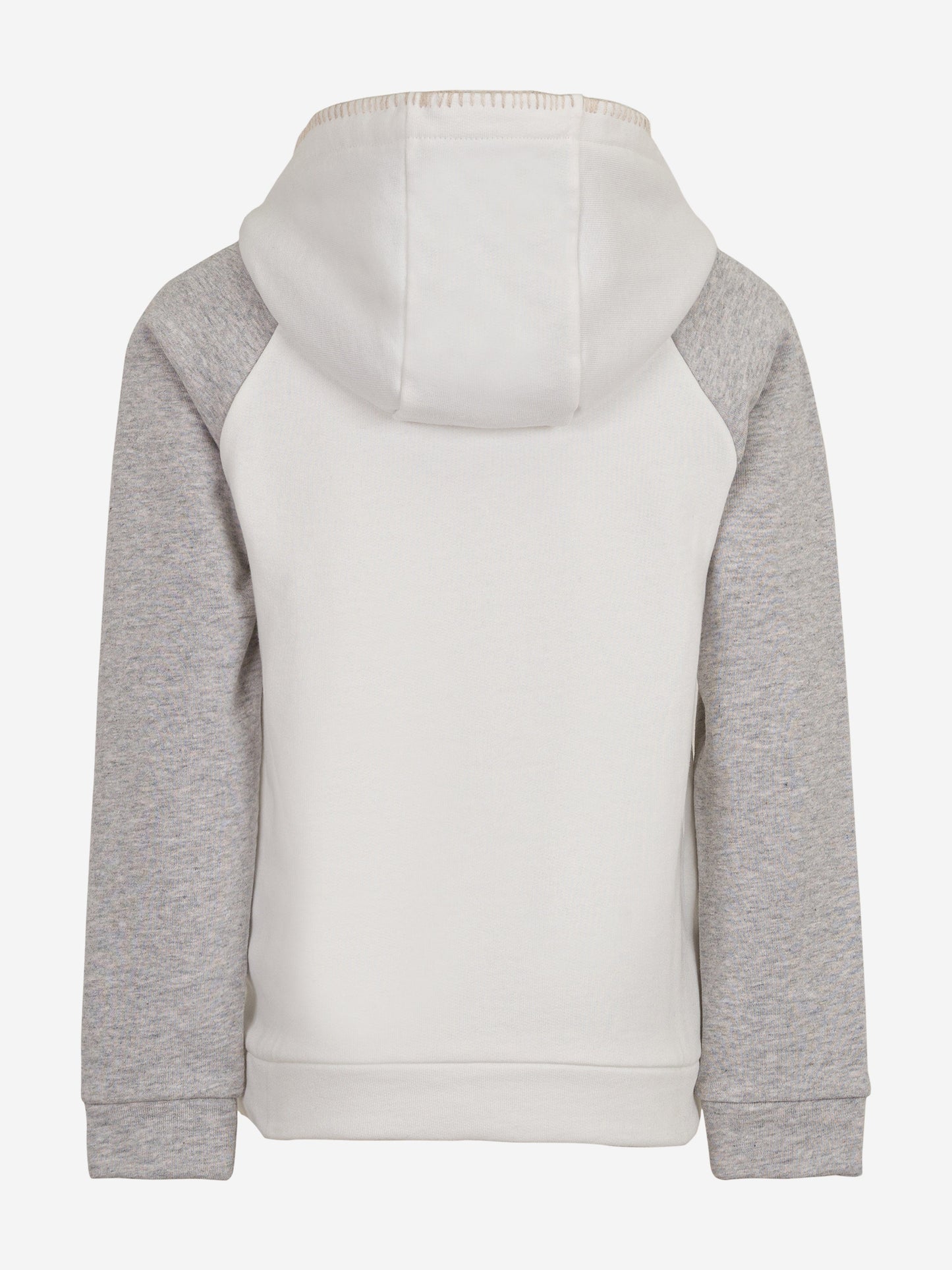 Boys Cotton Hoodie in Ivory