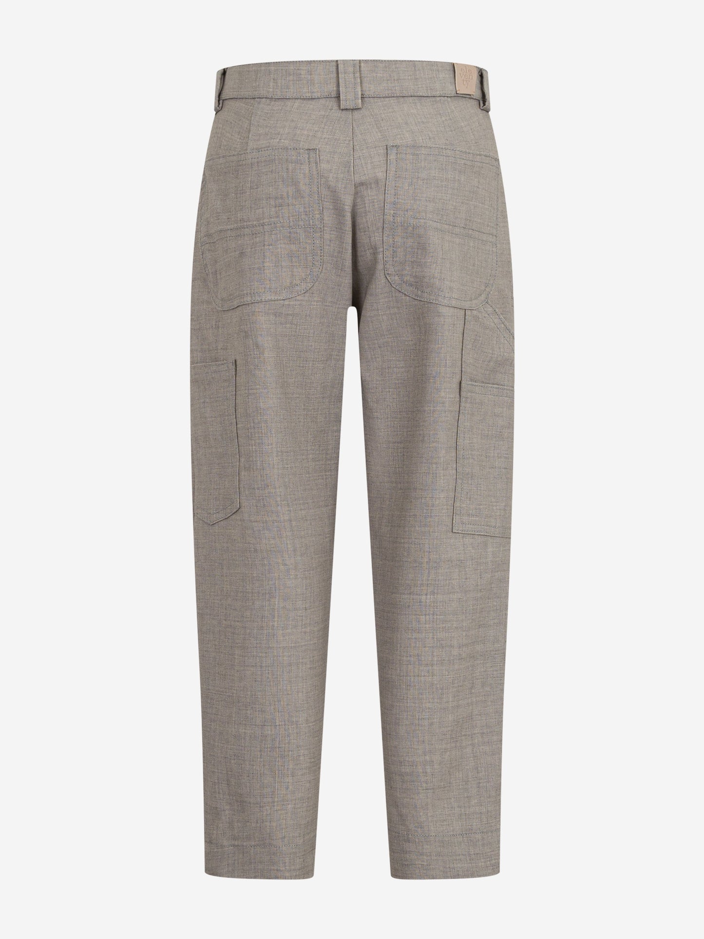 Boys Wool Trousers in Grey