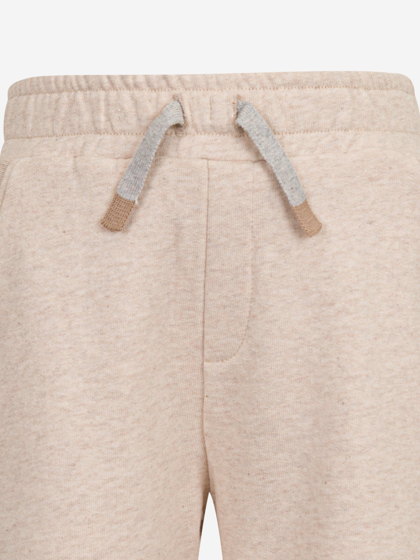 Boys Cotton Shorts in Beige