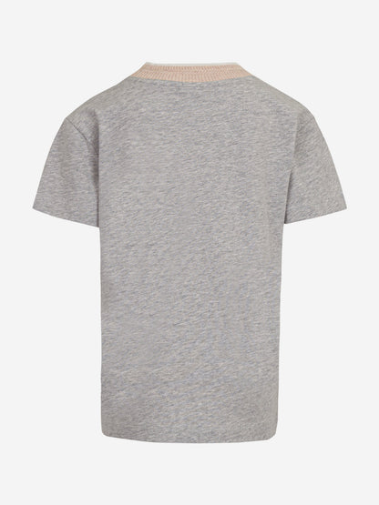 Boys Logo T-Shirt in Grey