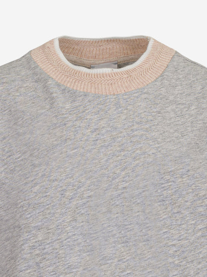 Boys Logo T-Shirt in Grey