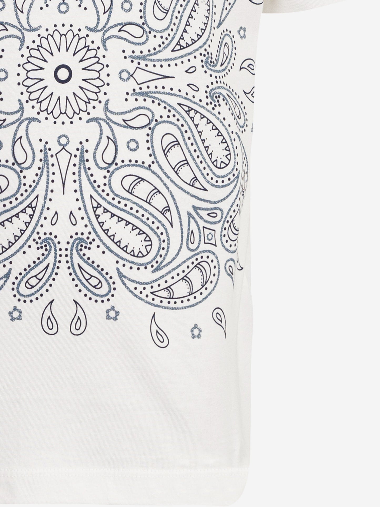 Kids Paisley T-Shirt in Ivory