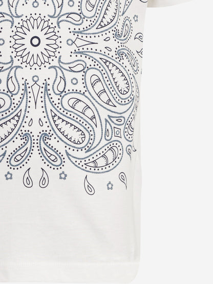 Kids Paisley T-Shirt in Ivory