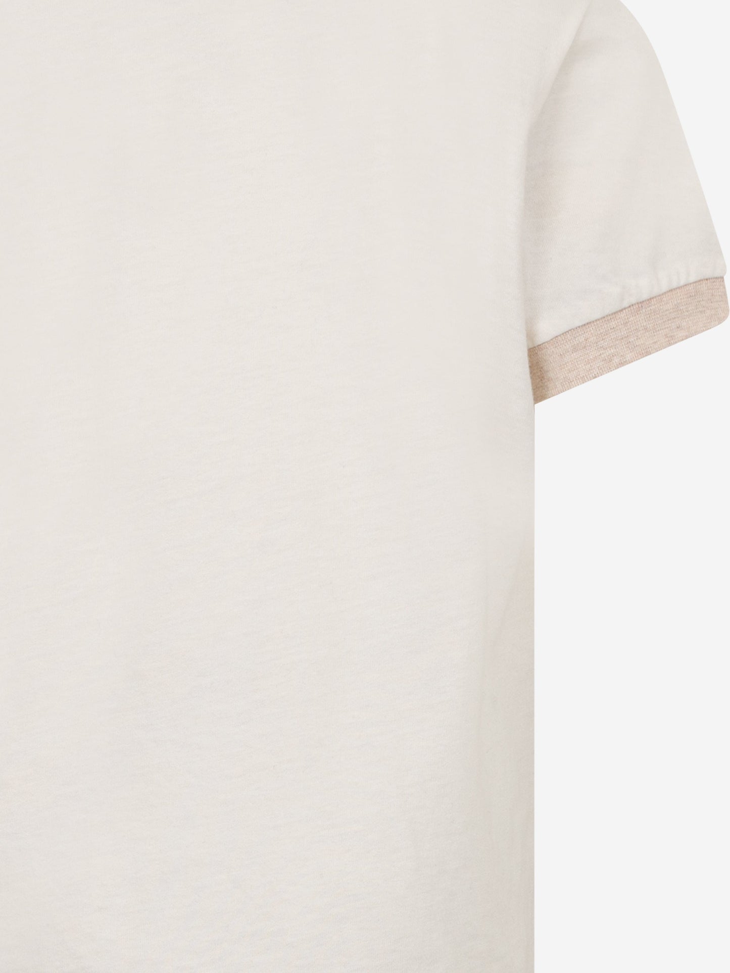 Boys Logo T-Shirt in Ivory