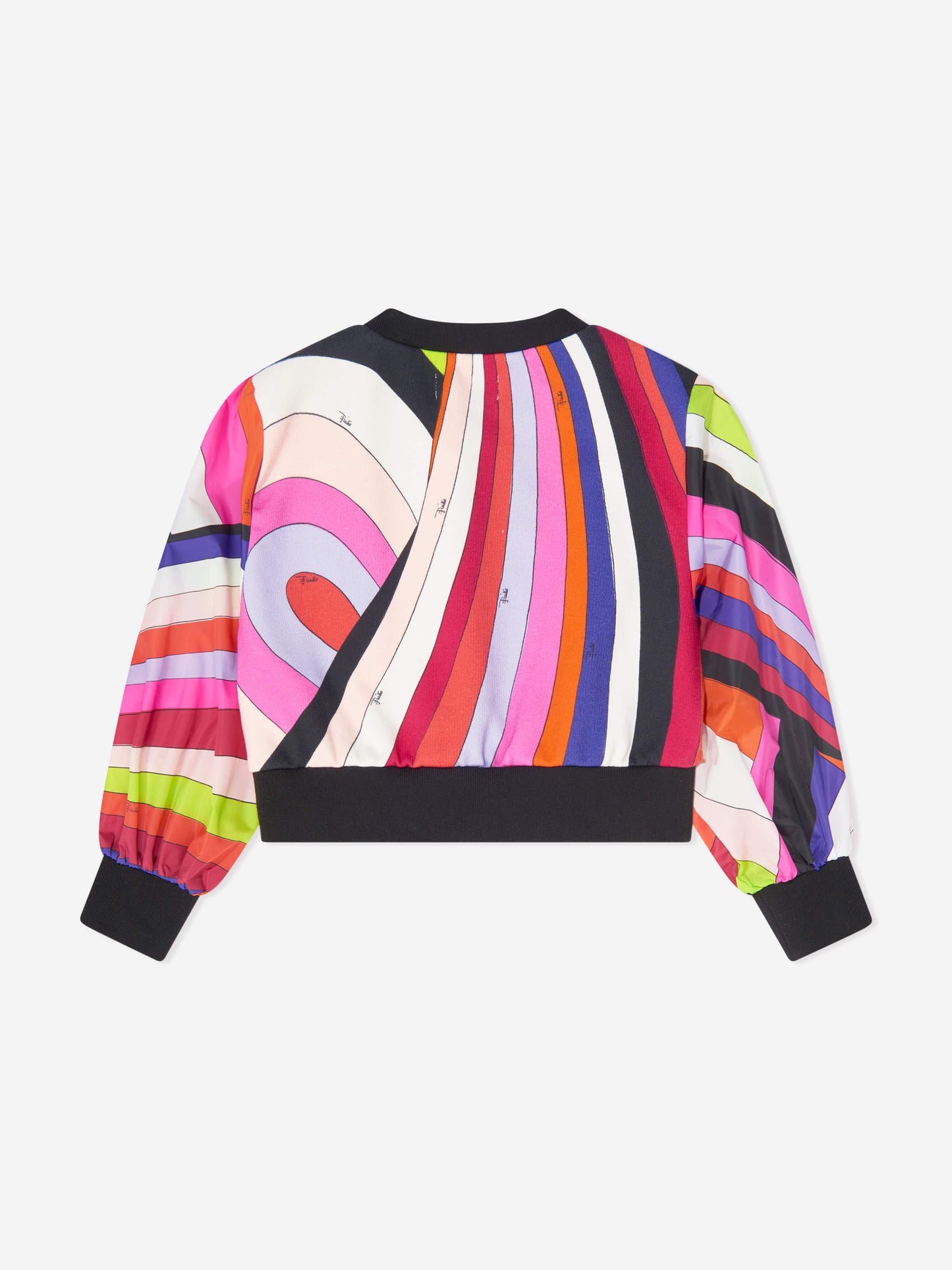 Pucci 女童 Iride 印花多色运动衫