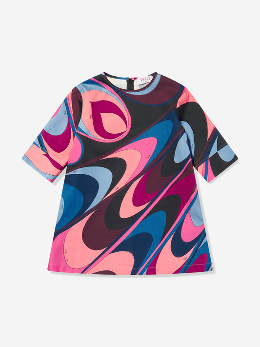 Pucci 女童 Onde 印花连衣裙（多色）