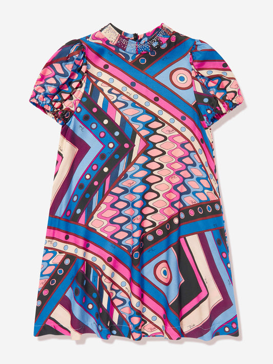 Pucci 女童 Vivara 印花连衣裙（多色）