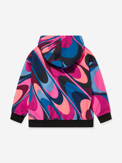 Pucci 女童 Onde 印花连帽衫（多色）