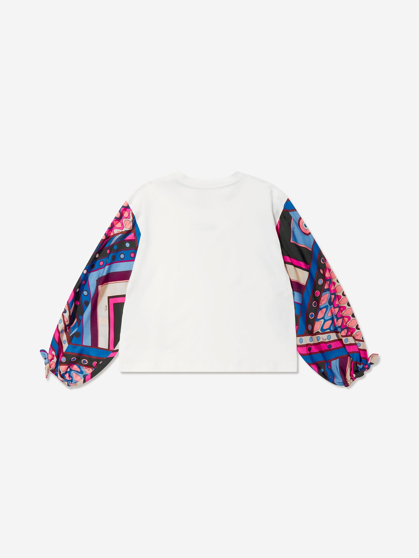 Pucci 女童 Vivara 象牙色长袖上衣