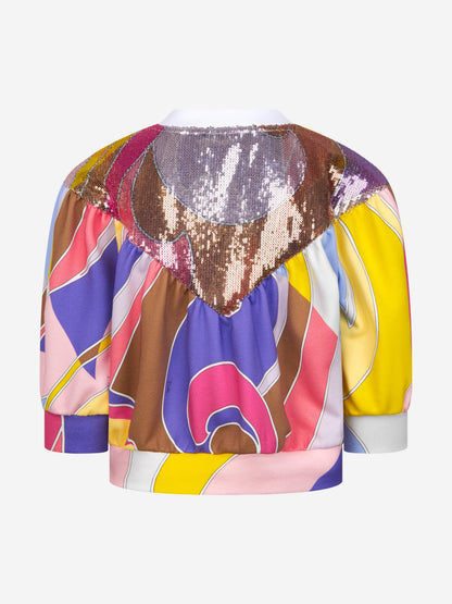 Pucci 女童运动上衣