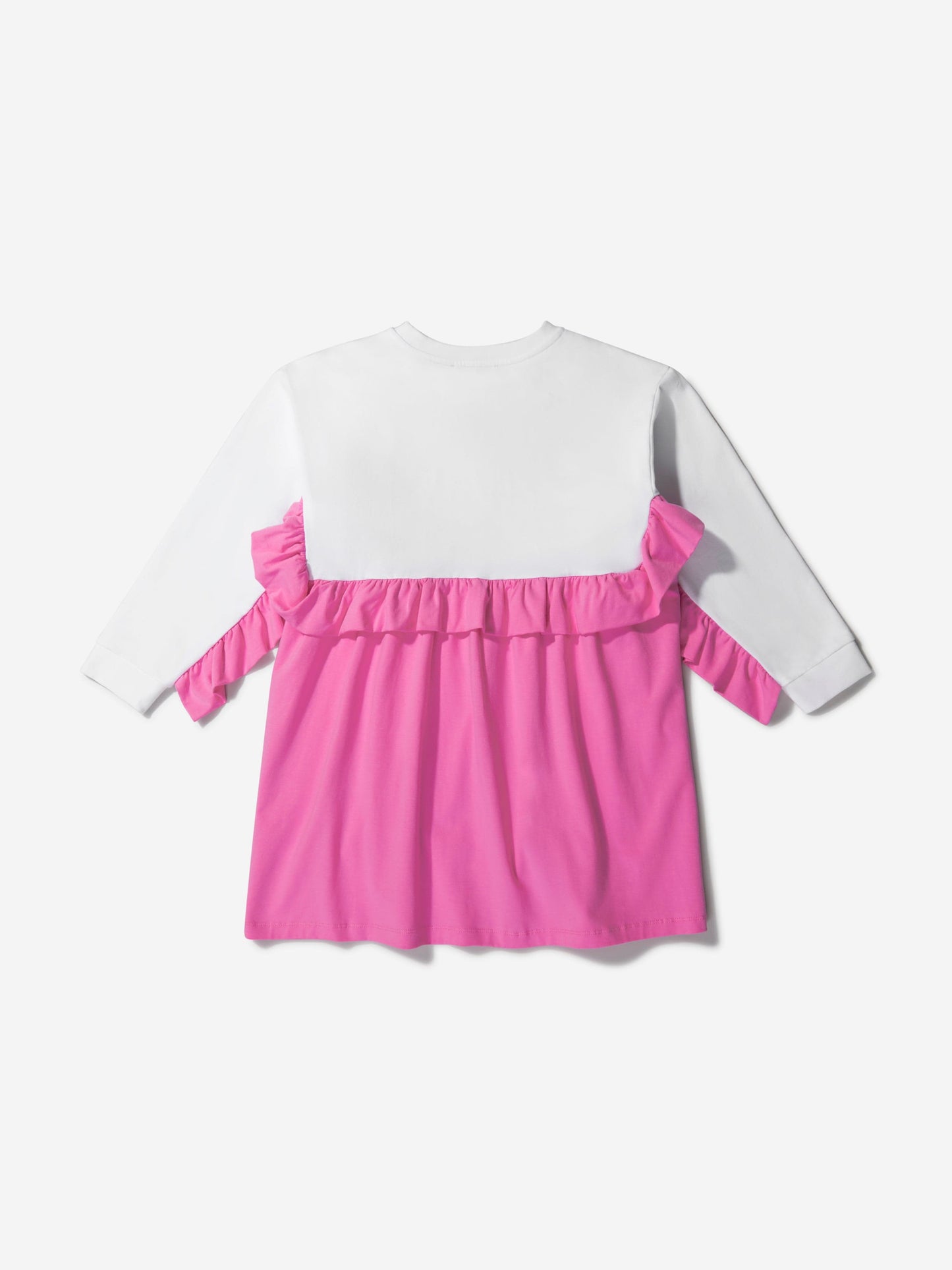 Pucci 女童棉质荷叶边徽标连衣裙