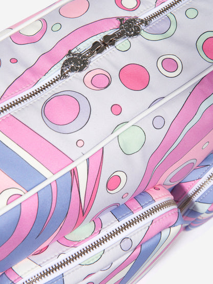 Baby Fontane Print Changing Bag in Pink (38cm)